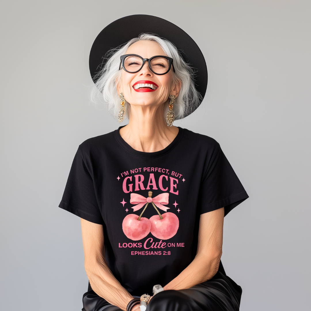 Grace Looks Cute Graphic Tee