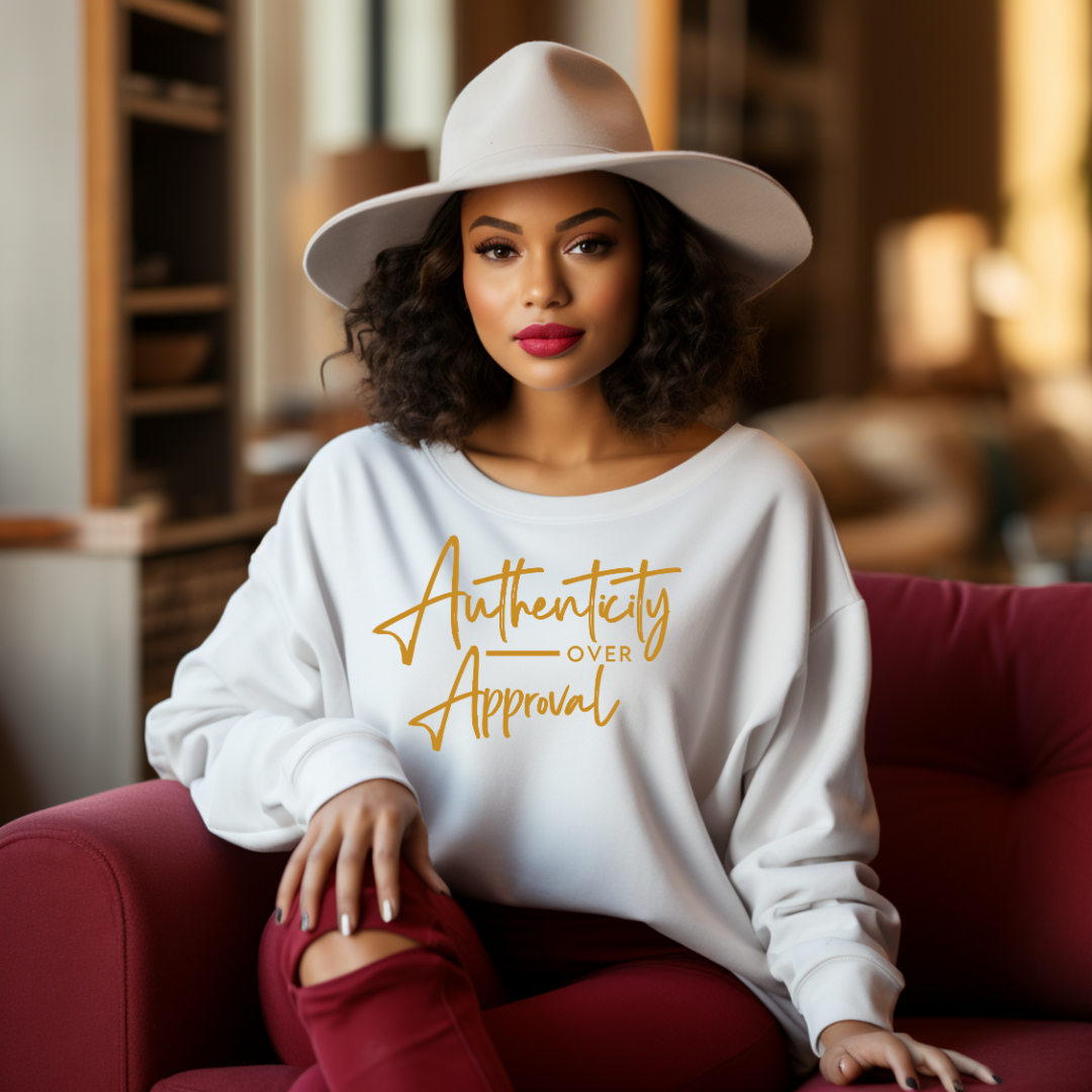 Authenticity Over Approval Crewneck