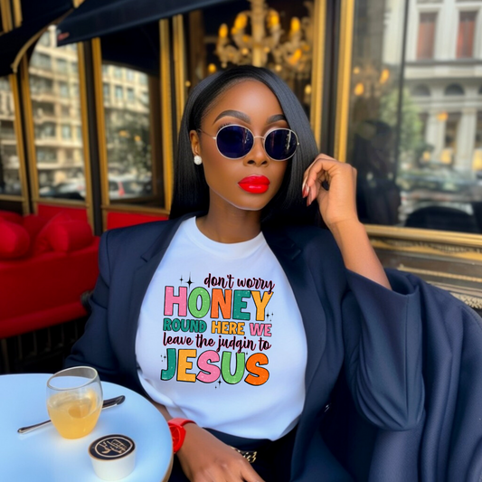 Let God Do The Judging Graphic Tee