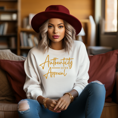 Authenticity Over Approval Crewneck