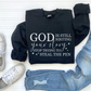 God is Still Writing Your Story Black Crewneck