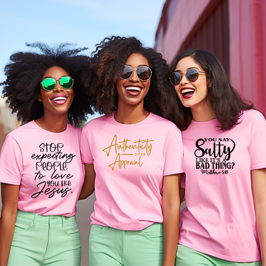 3 Tees FOR $50 Be Authentically You Bundle