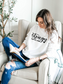 White Graphic Sweatshirt | Graphic Sweatshirt | worthylovedforgiven